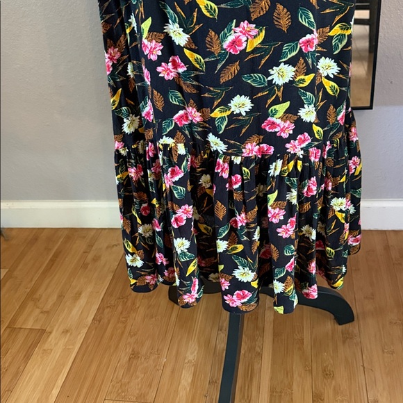 Buffalo David Bitton Black Floral Maxi Dress - Picture 5 of 5